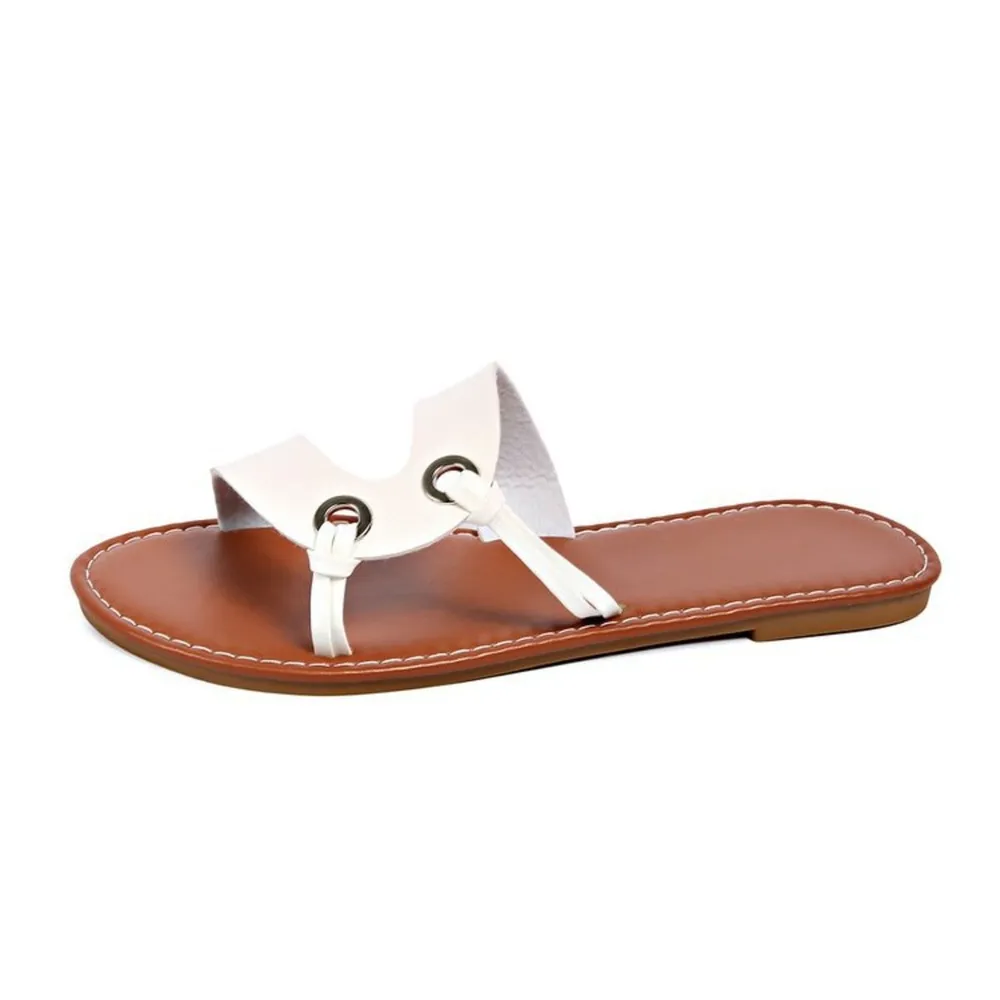 Open Toe Flats Sandals, image 5