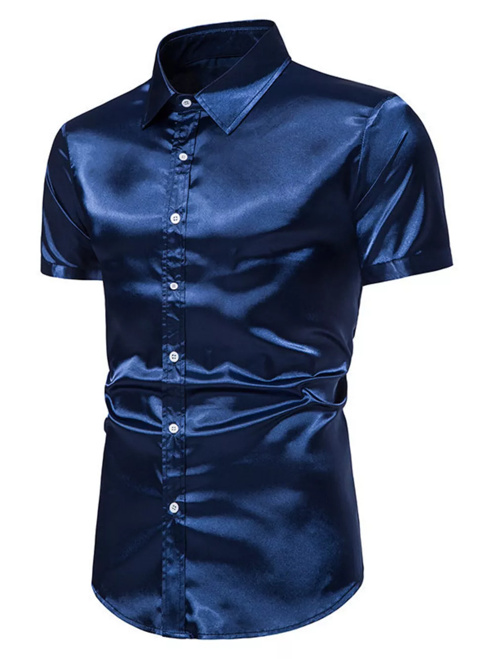 Men's Button Up Short Sleeve Shirt, image 11