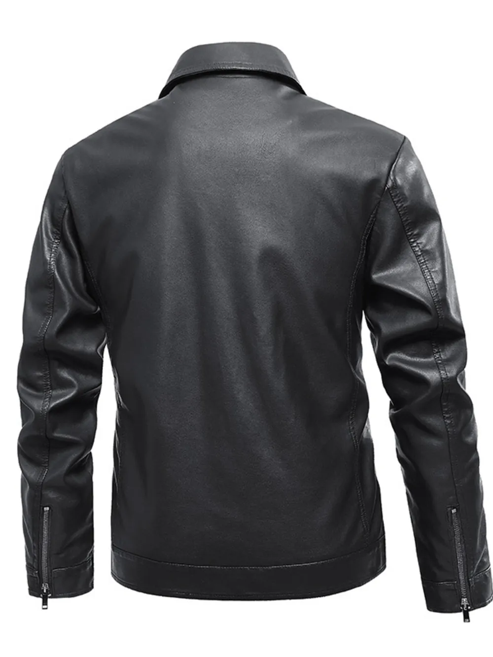Men's Plus Size Zip Up Long Sleeve Jacket, image 2