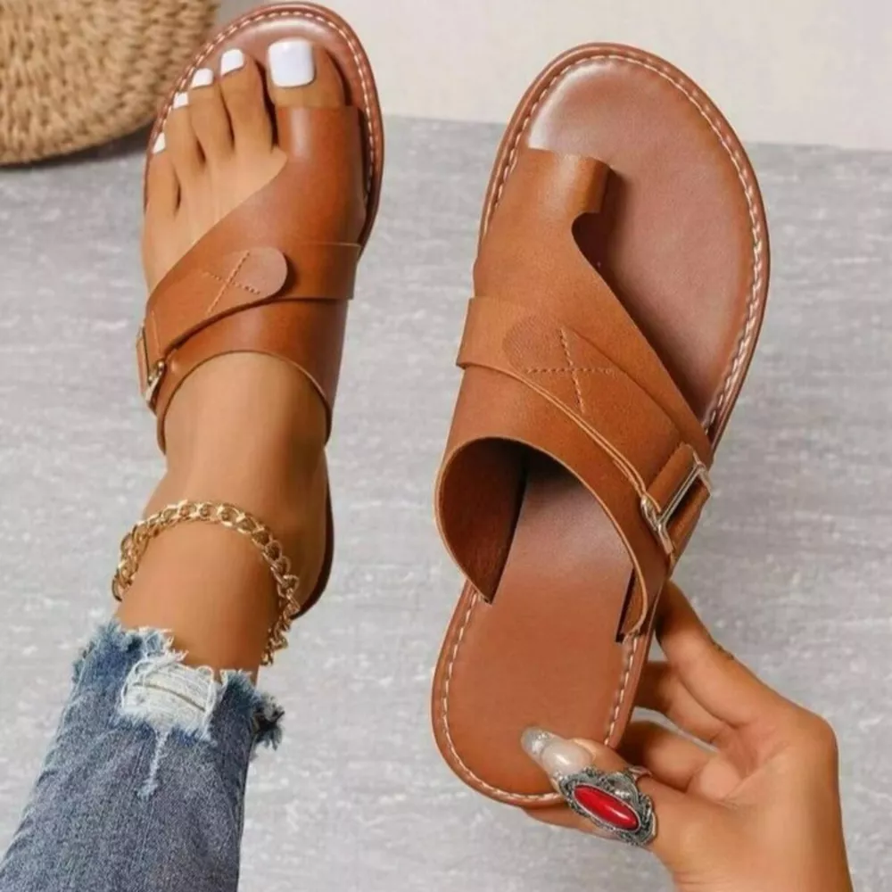 Toe Ring Buckle Sandals, image 6