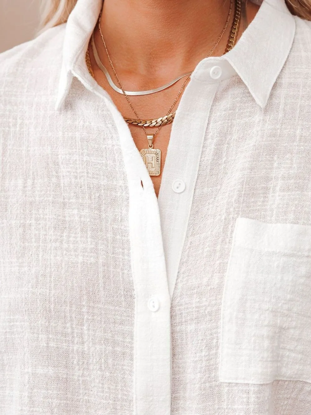 Full Size Button Up Short Sleeve Shirt Plus Size, image 6