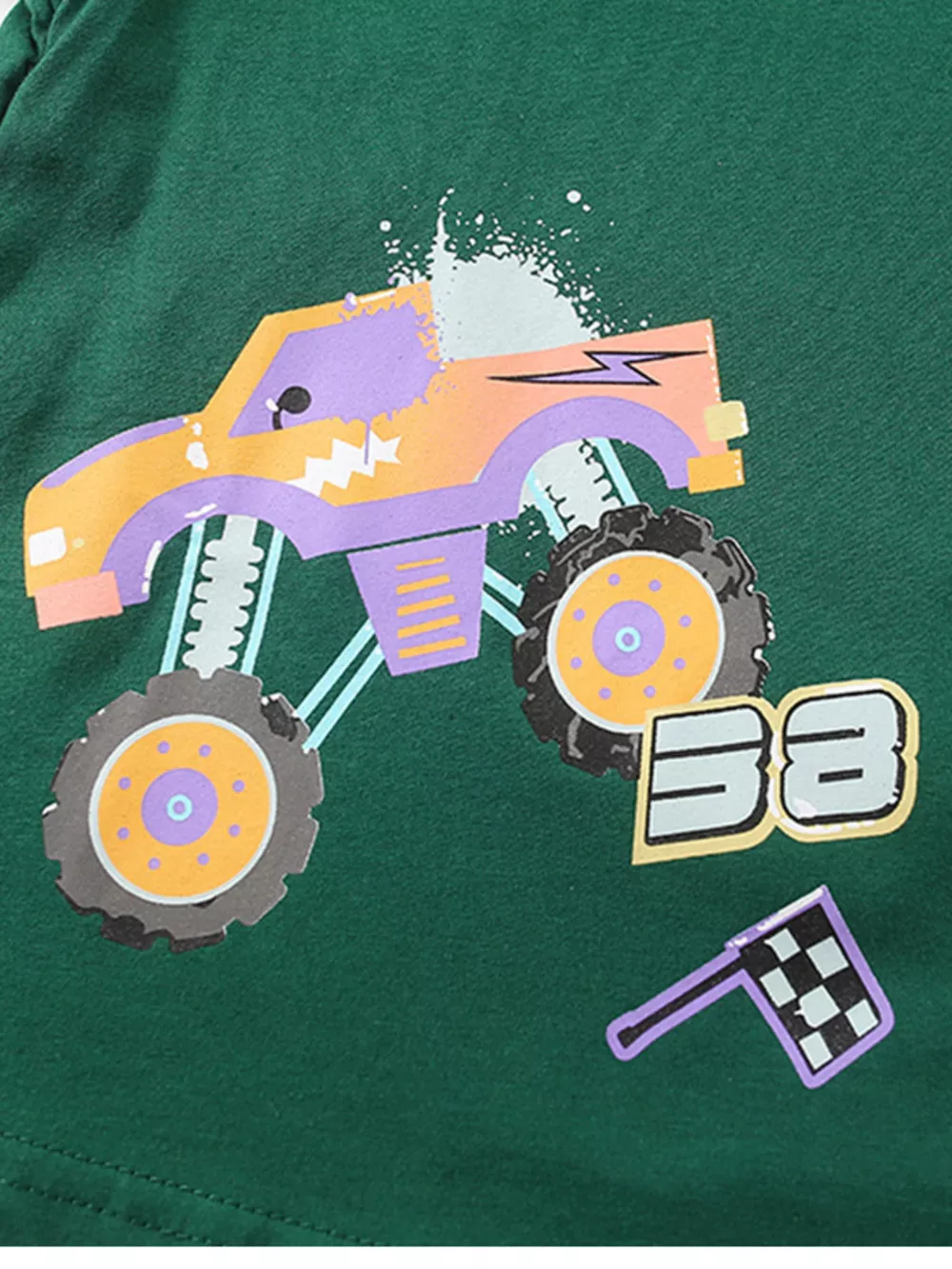 Children's Truck Graphic Short Sleeve Tee, image 4
