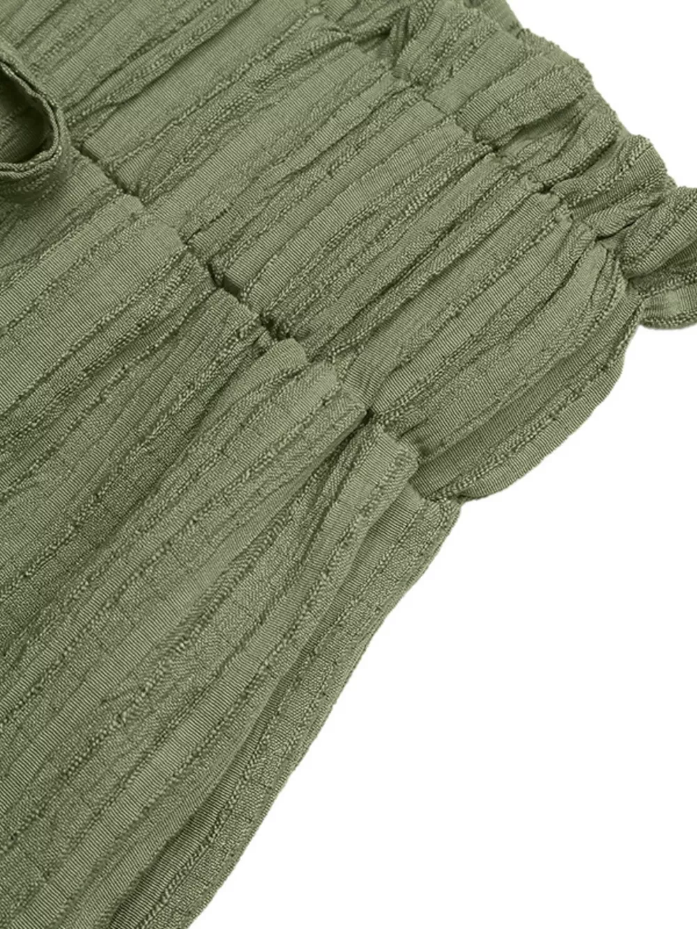Wide Leg Drawstring Waist Pants, image 6