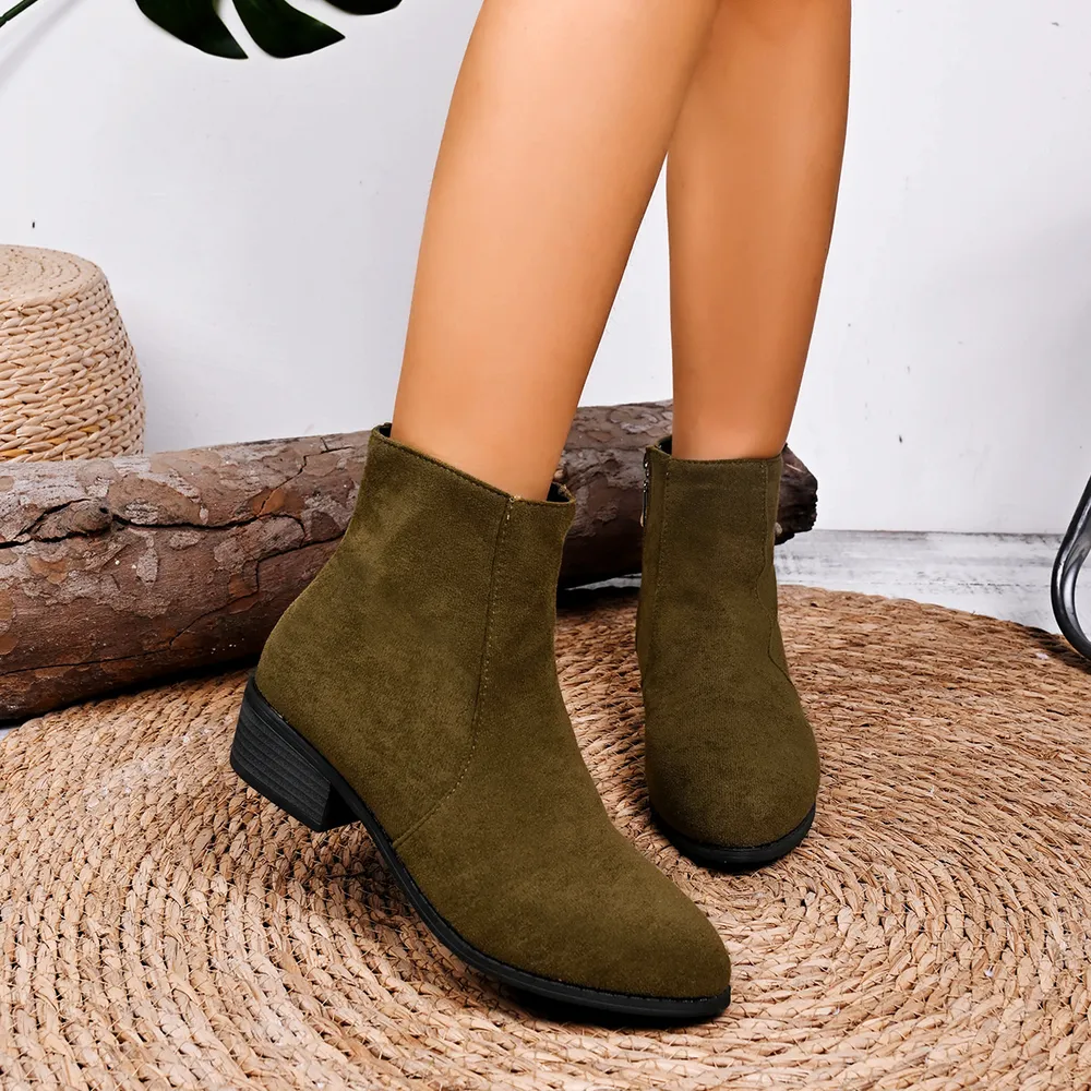 Block Heels Chelsea Boots