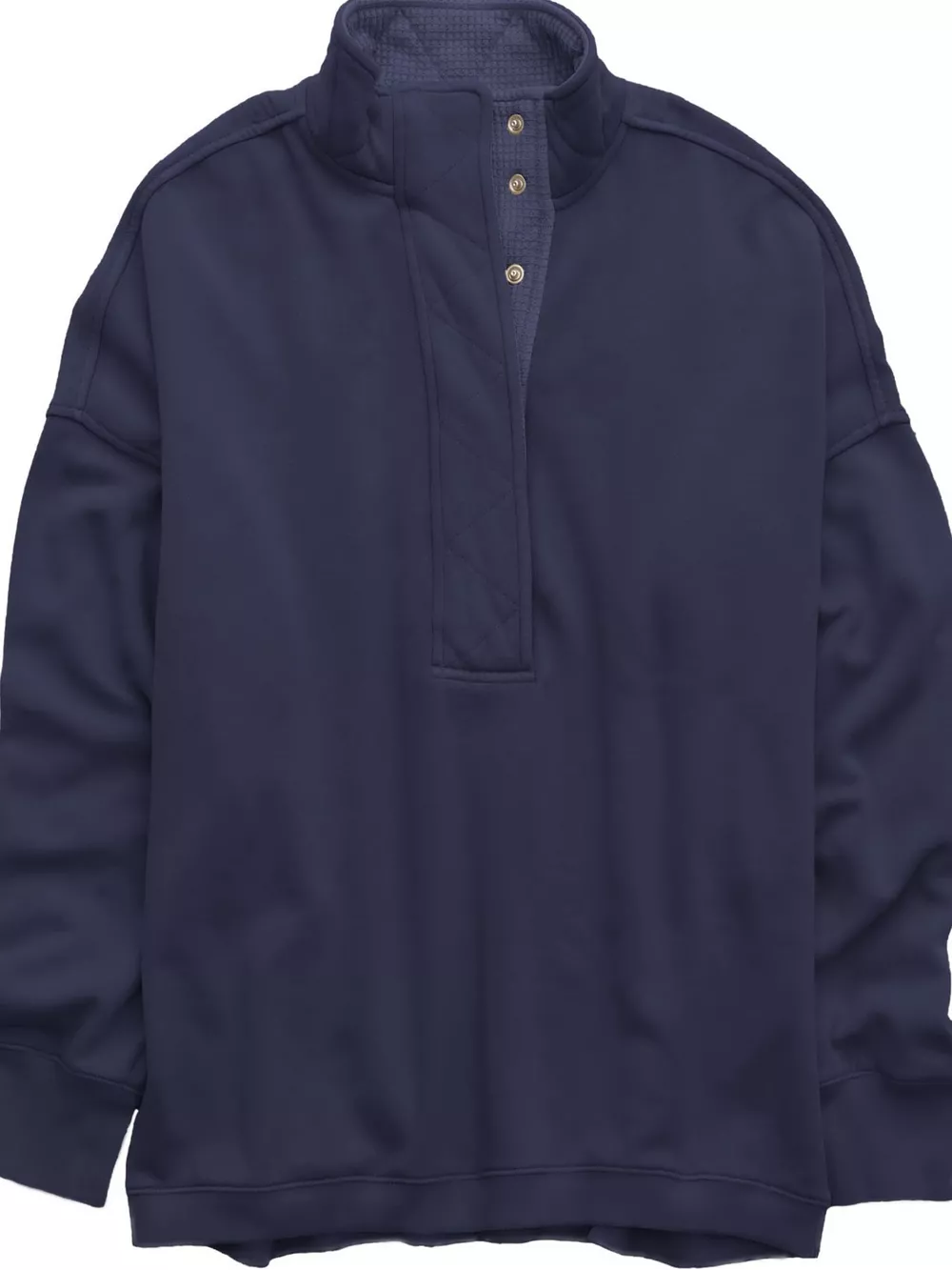 Half Snap Dropped Shoulder Sweatshirt, image 13