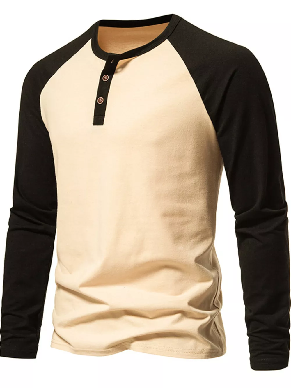 Men's Casual Henley Long Sleeve T-Shirt, image 10