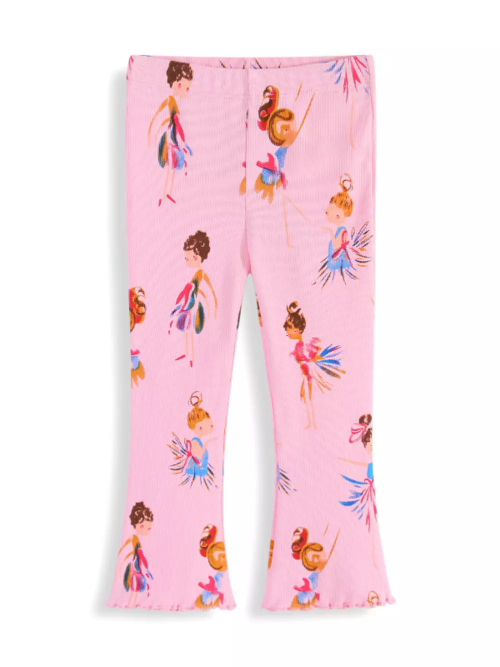 Children's Fairy Print Flared Leggings, image 3