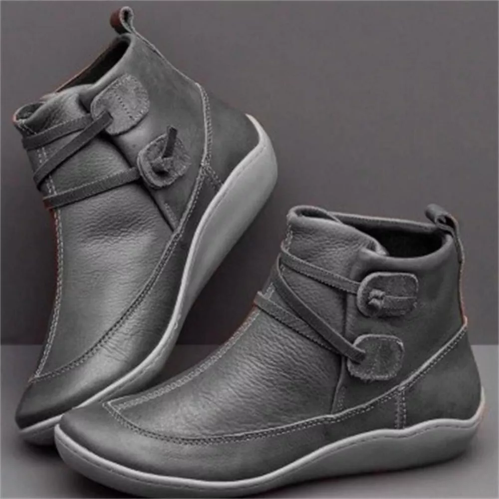 Button Detail Ankle Boots, image 8