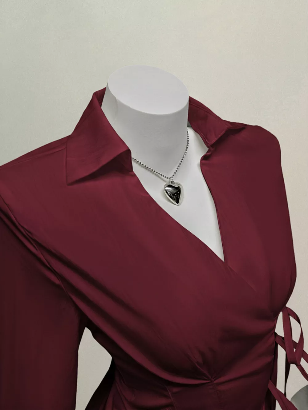 Side Tied Long Sleeve Shirt, image 8