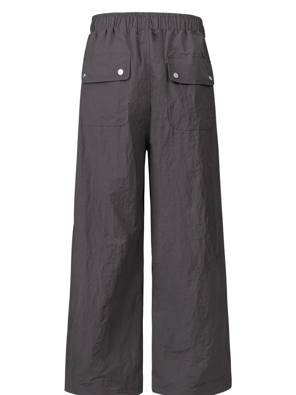 Men's Wide Leg Cargo Pants with Drawstring Waist, image 2