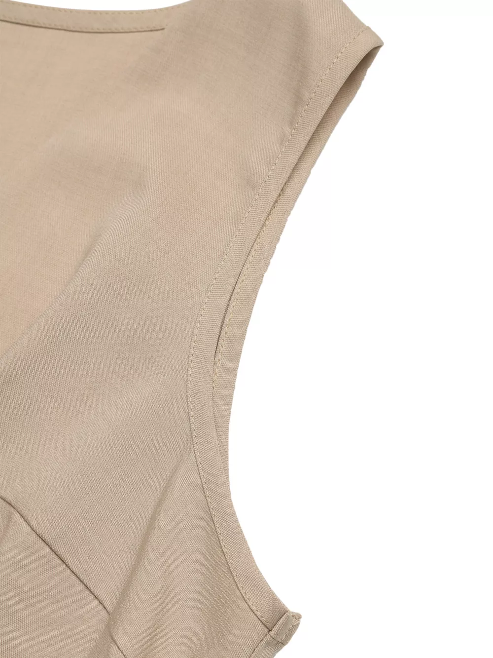 Sleeveless Button-Down Tie Waist Romper, image 9