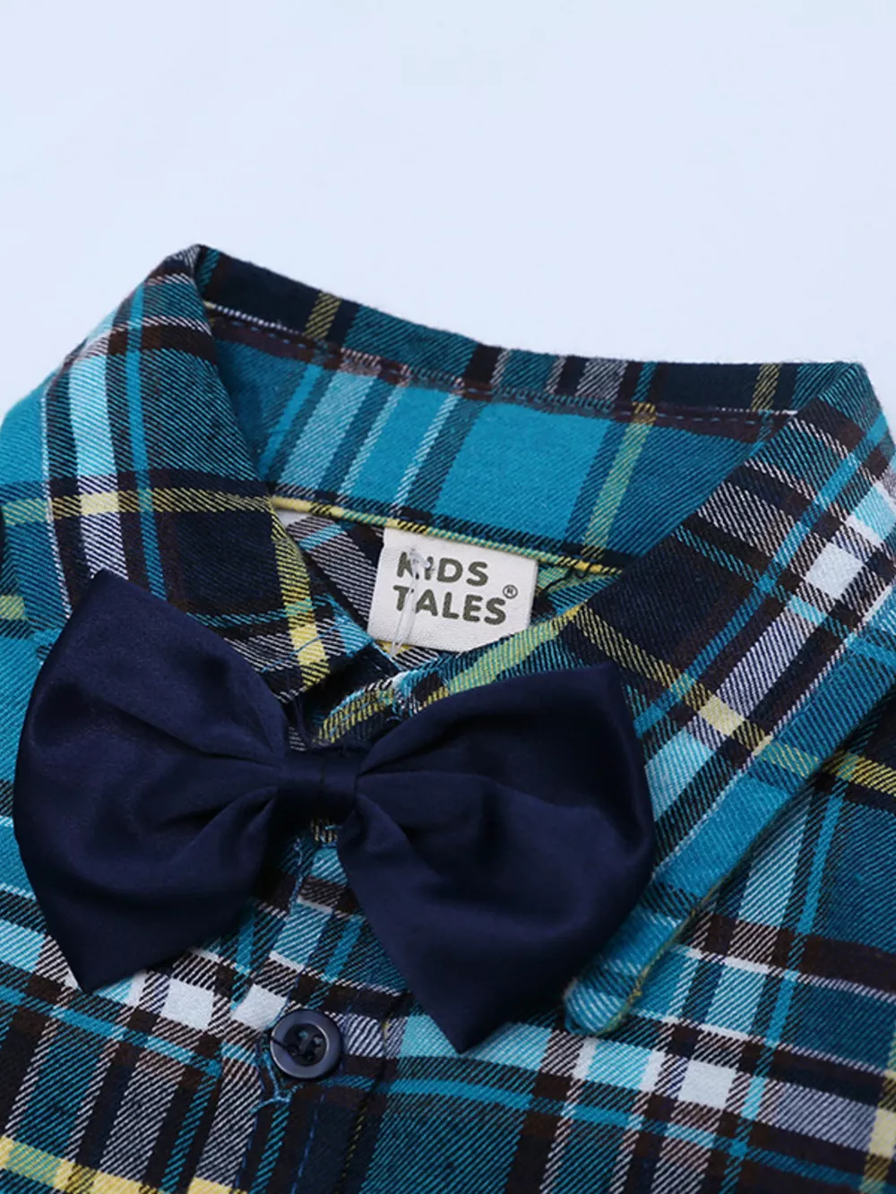 Children's Plaid Shirt & Distressed Jeans with Suspenders Set, image 5