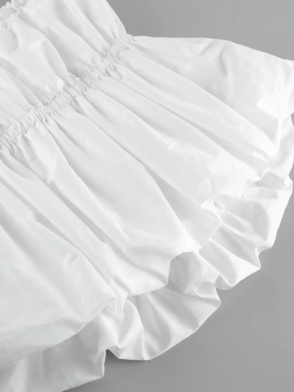 Ruched Bubble Hem Tube Top, image 12