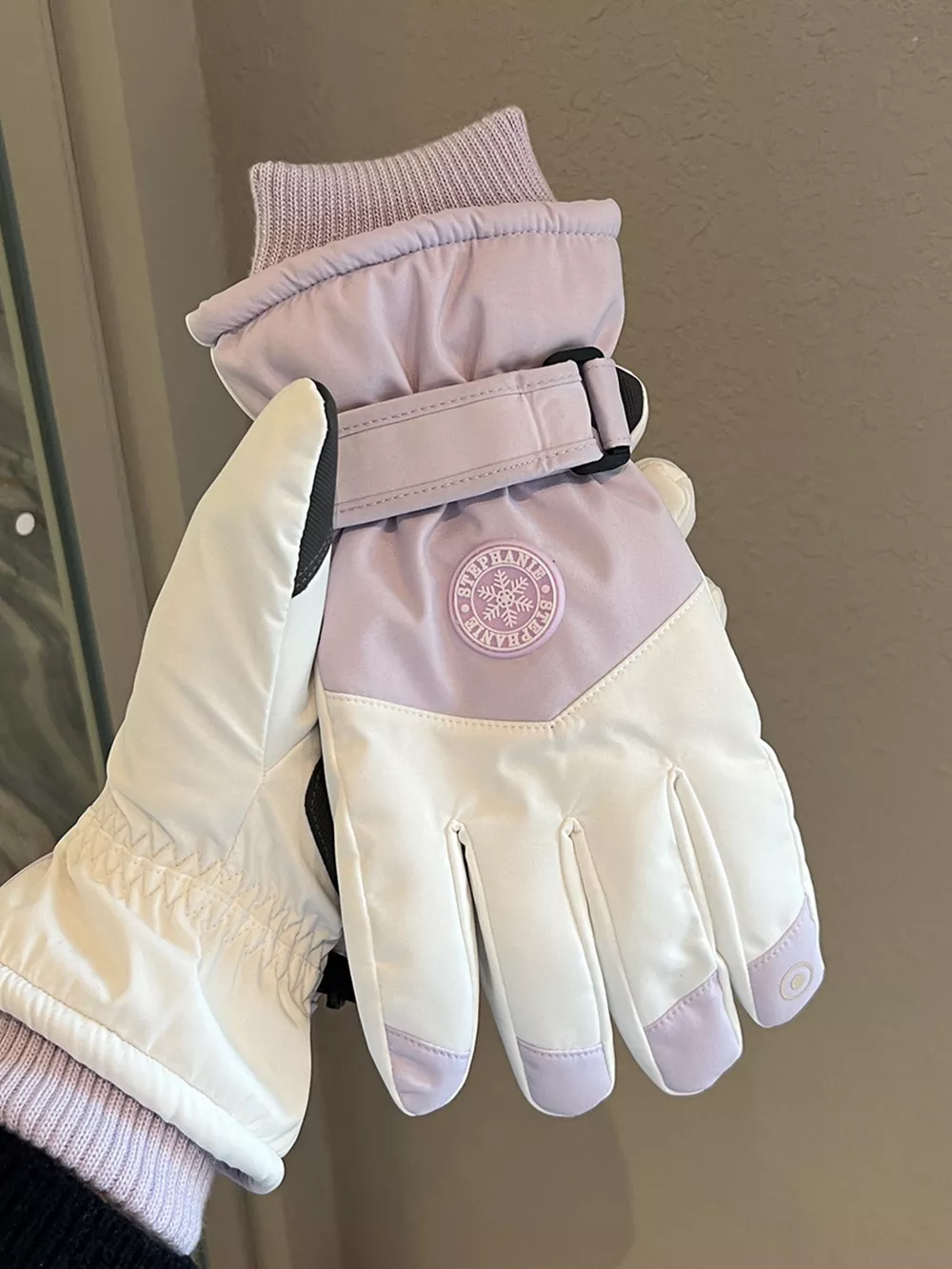 Waterproof Color Block Gloves, image 2