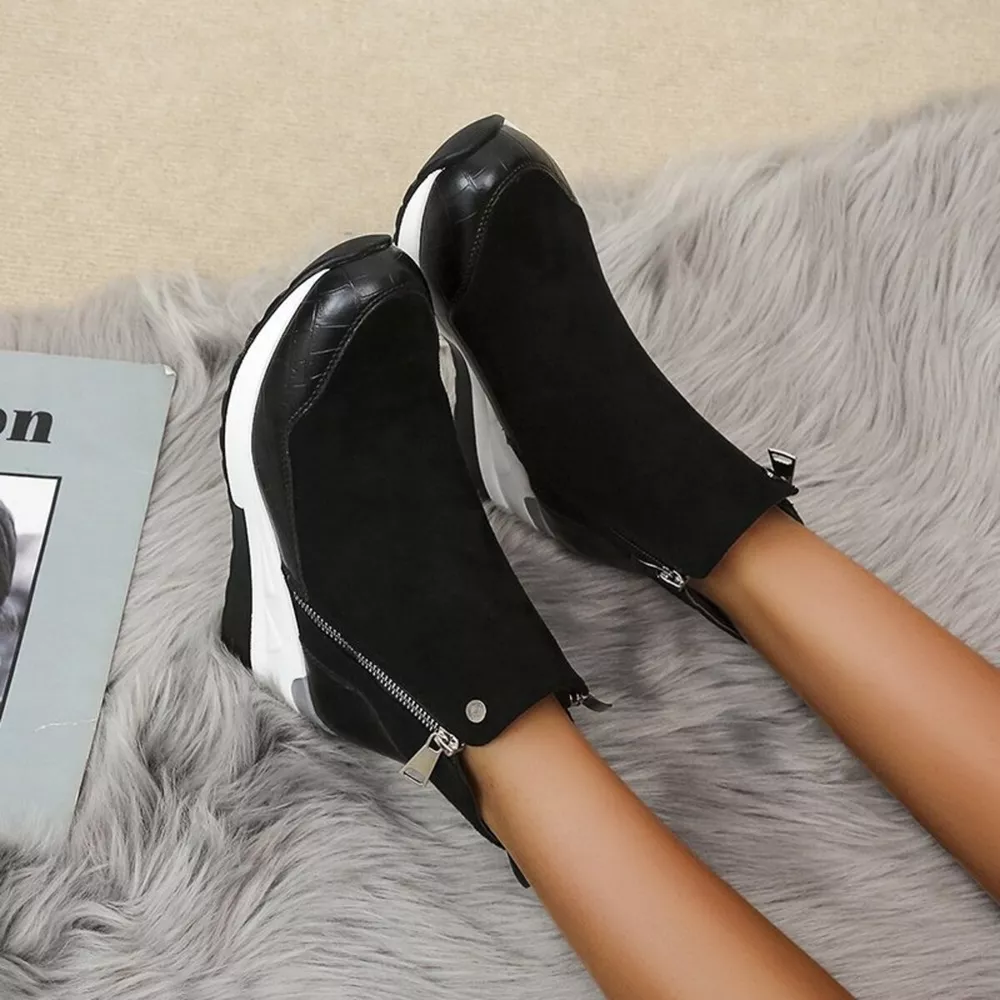 Side Zipper Ankle Boots, image 4