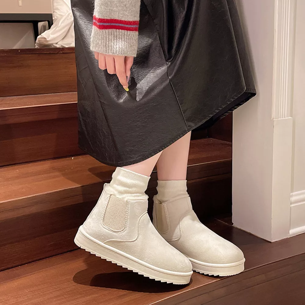 Round Toe Platform Boots, image 6