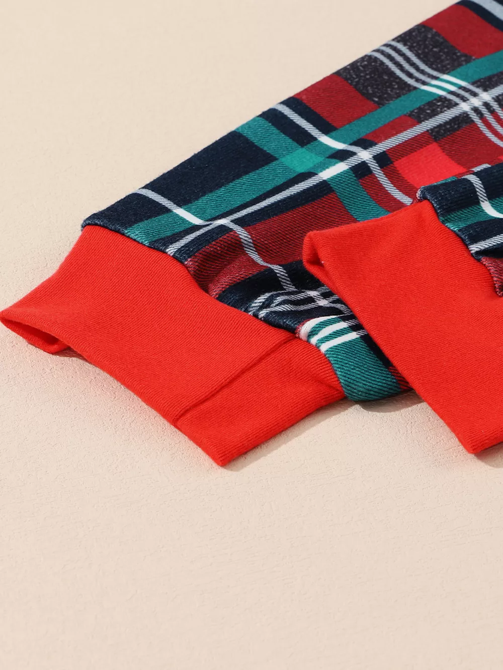 ALL IS BRIGHT Graphic Christmas Plaid Pajamas Set, image 11