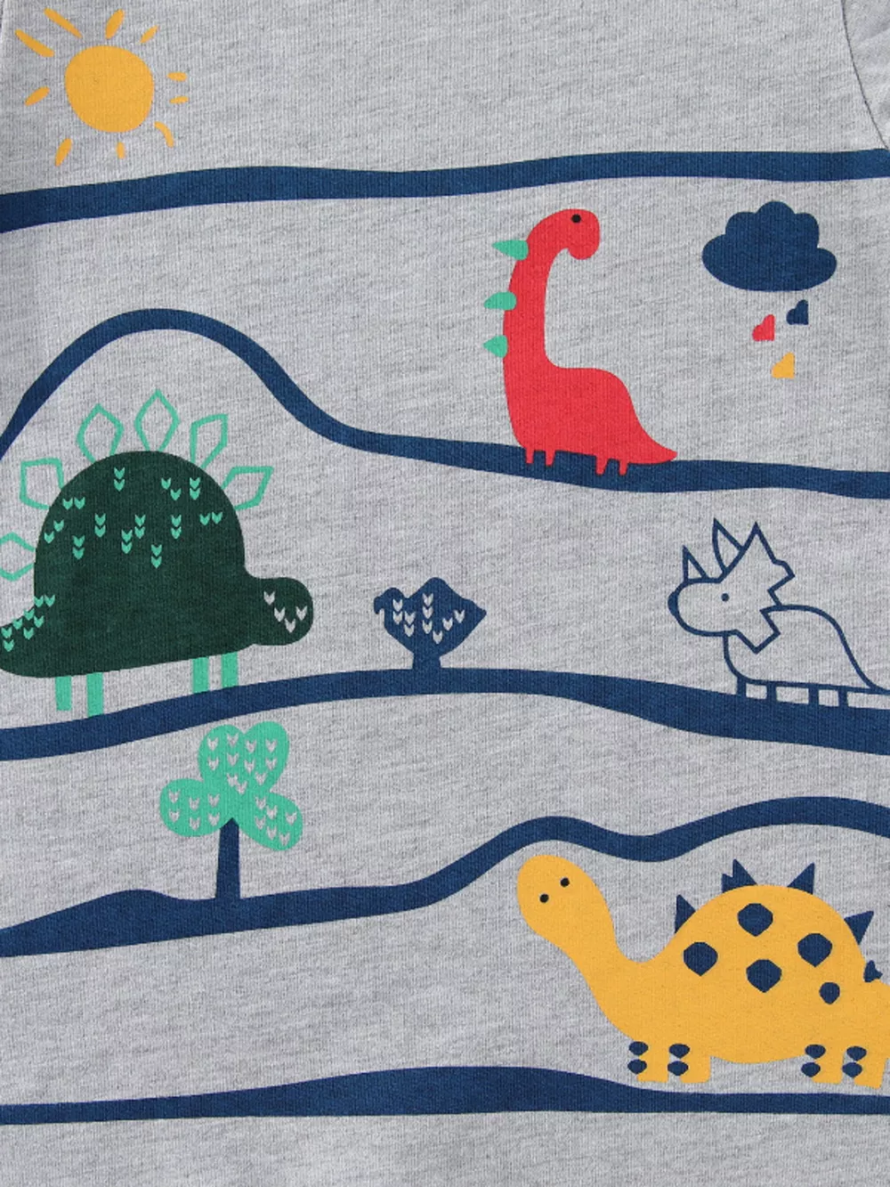 Children's Dinosaur Graphic Round Neck Tee, image 4