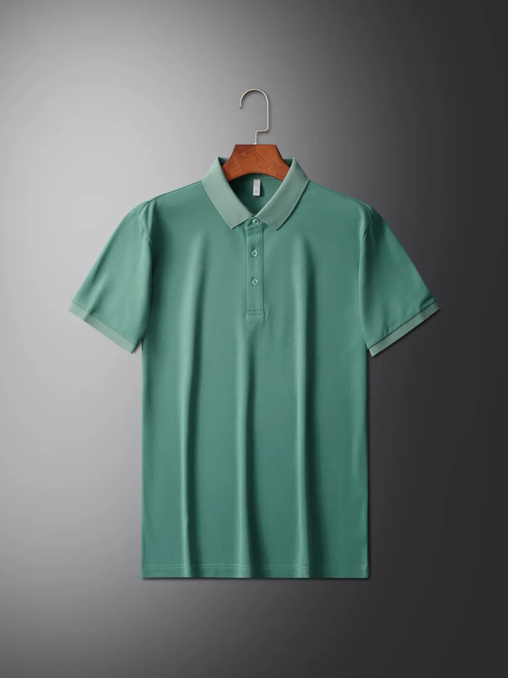 Men's Plus Size Slim Fit Short Sleeve Polo Shirt, image 5