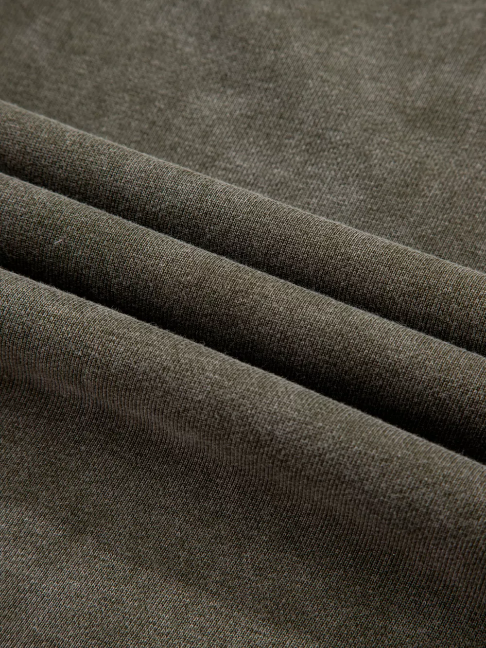Lace Patchwork Detail Notched Mineral Wash Sweatshirt, image 9