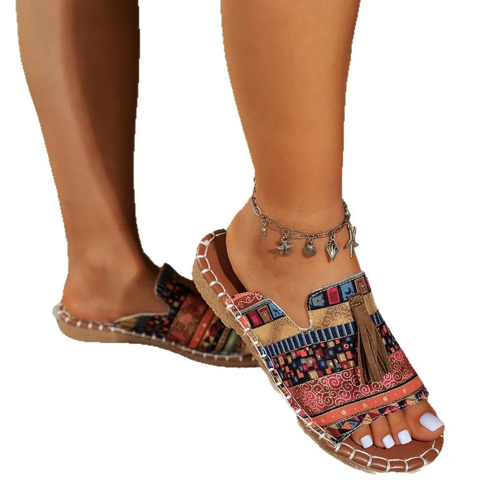 Tassel Open Toe Sandals, image 6