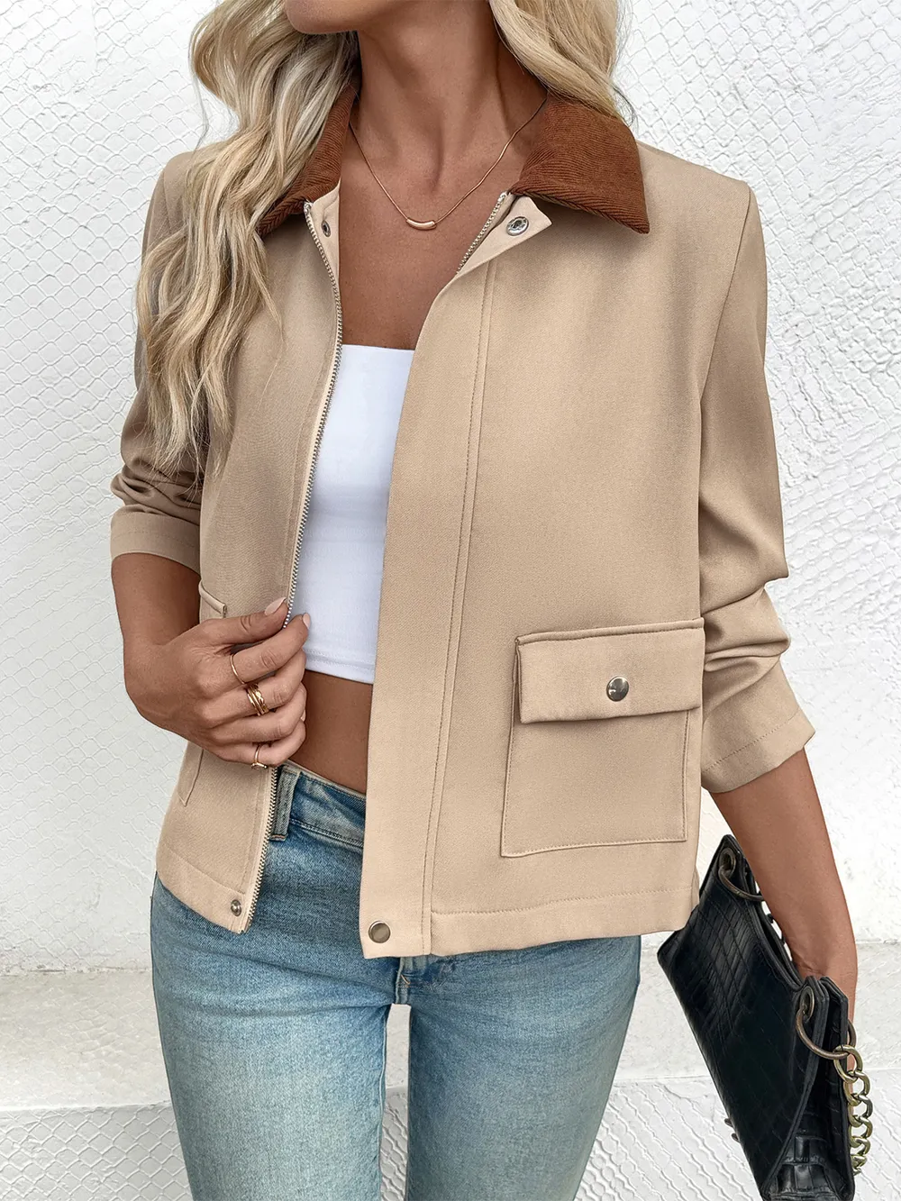Zip Up Long Sleeve Jacket, image 10