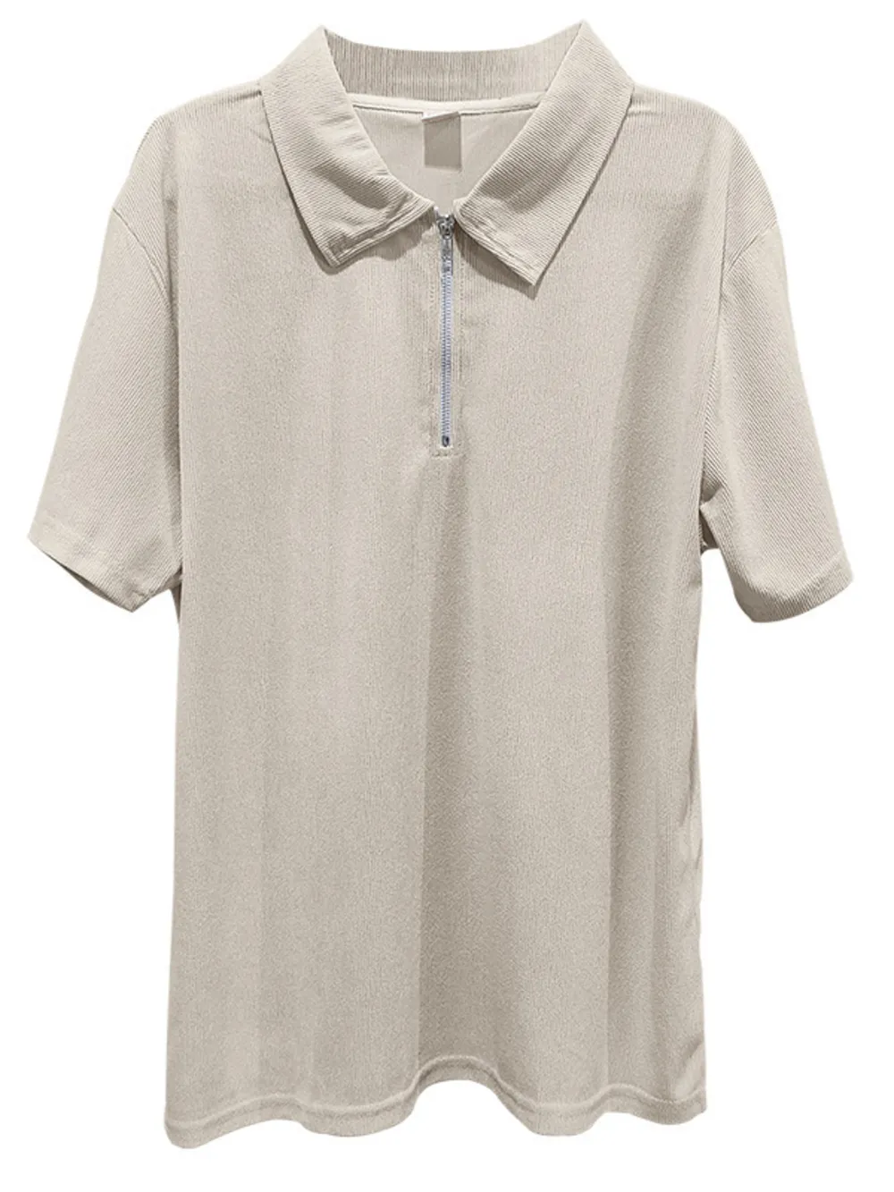 Men's Full Size Quarter Zip Short Sleeve Polo and Pants Set Plus Size, image 12