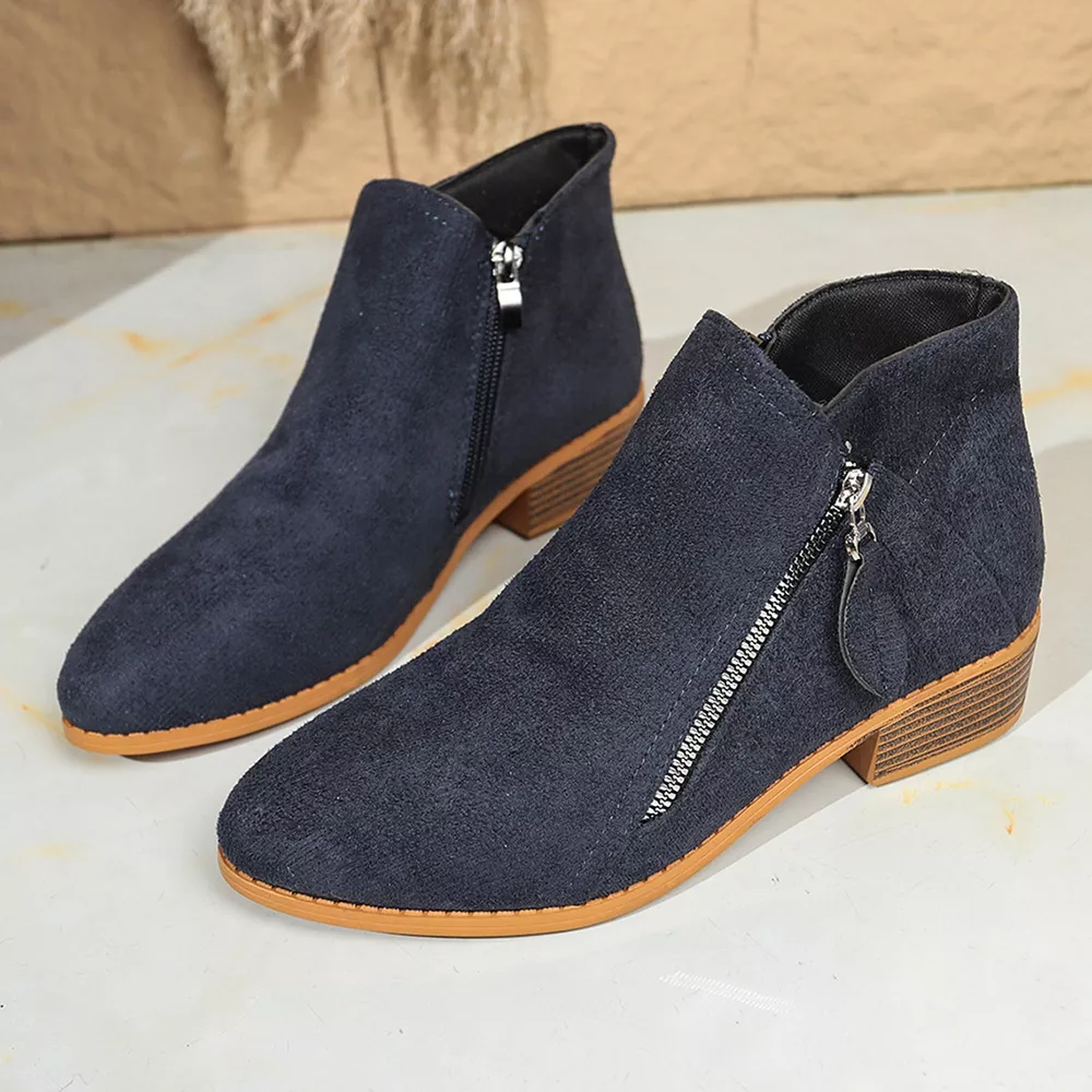 Point Toe Block Heels Boots, image 14