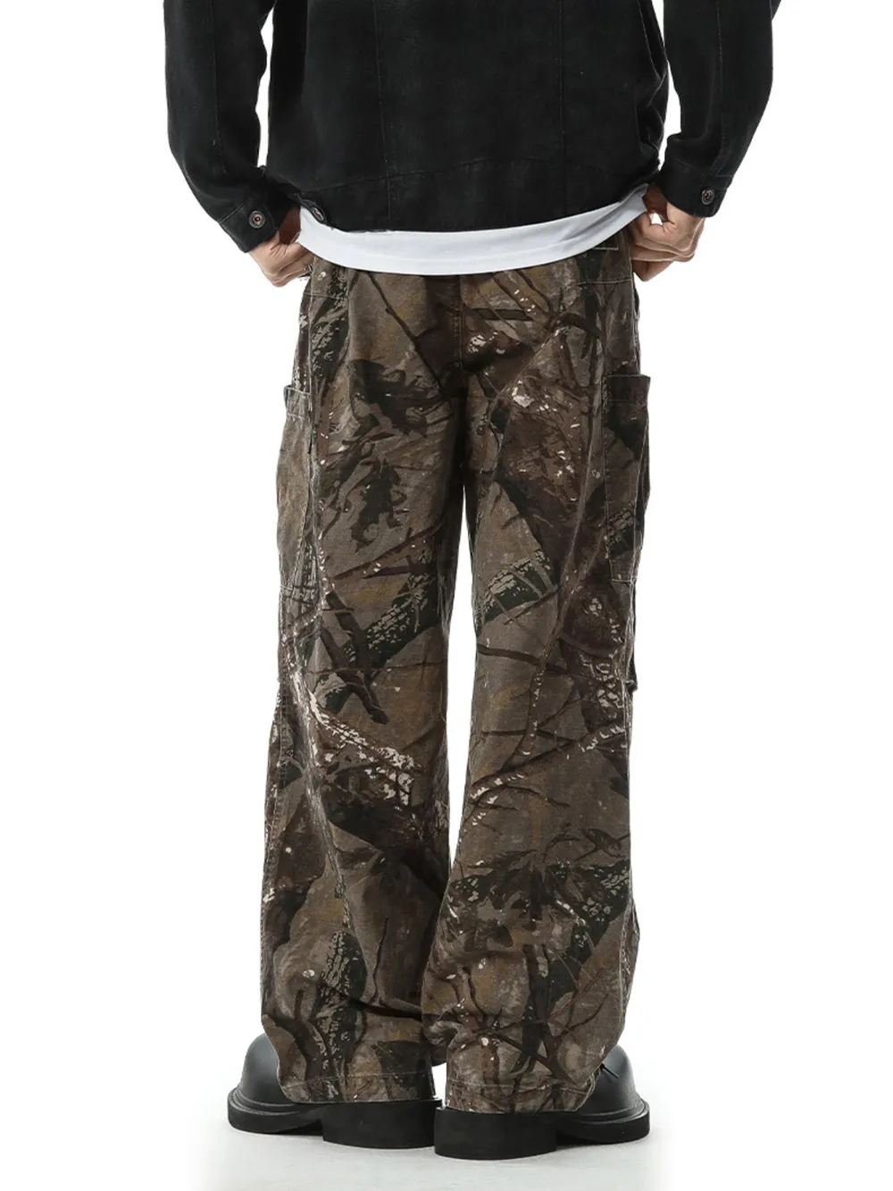 Men's Full Size Relaxed Fit Camo Pants Plus Size, image 3