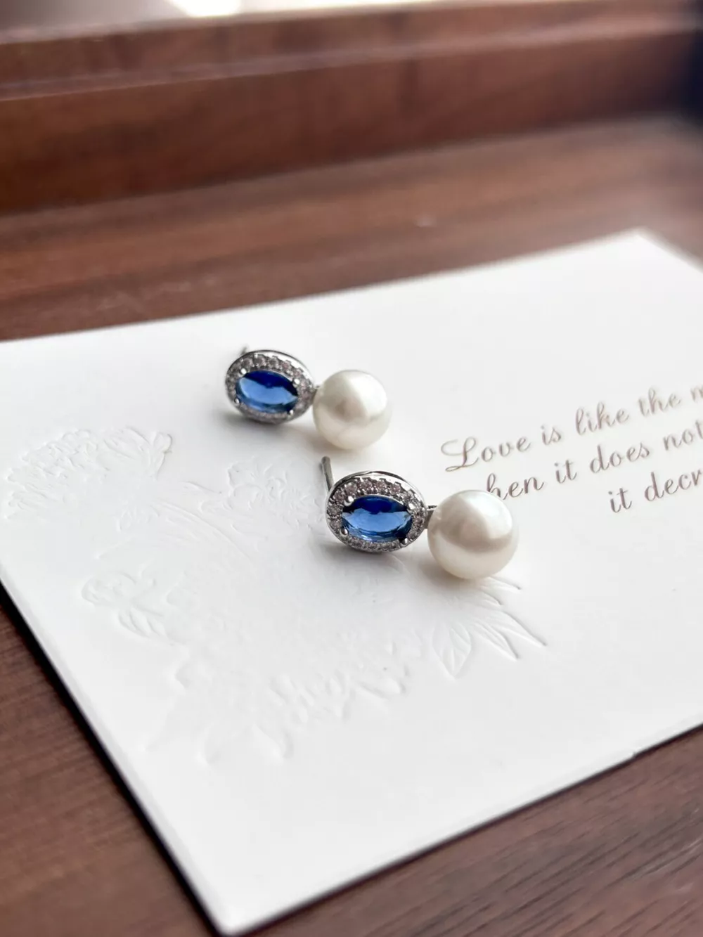 Pearl Drop Earrings, image 2