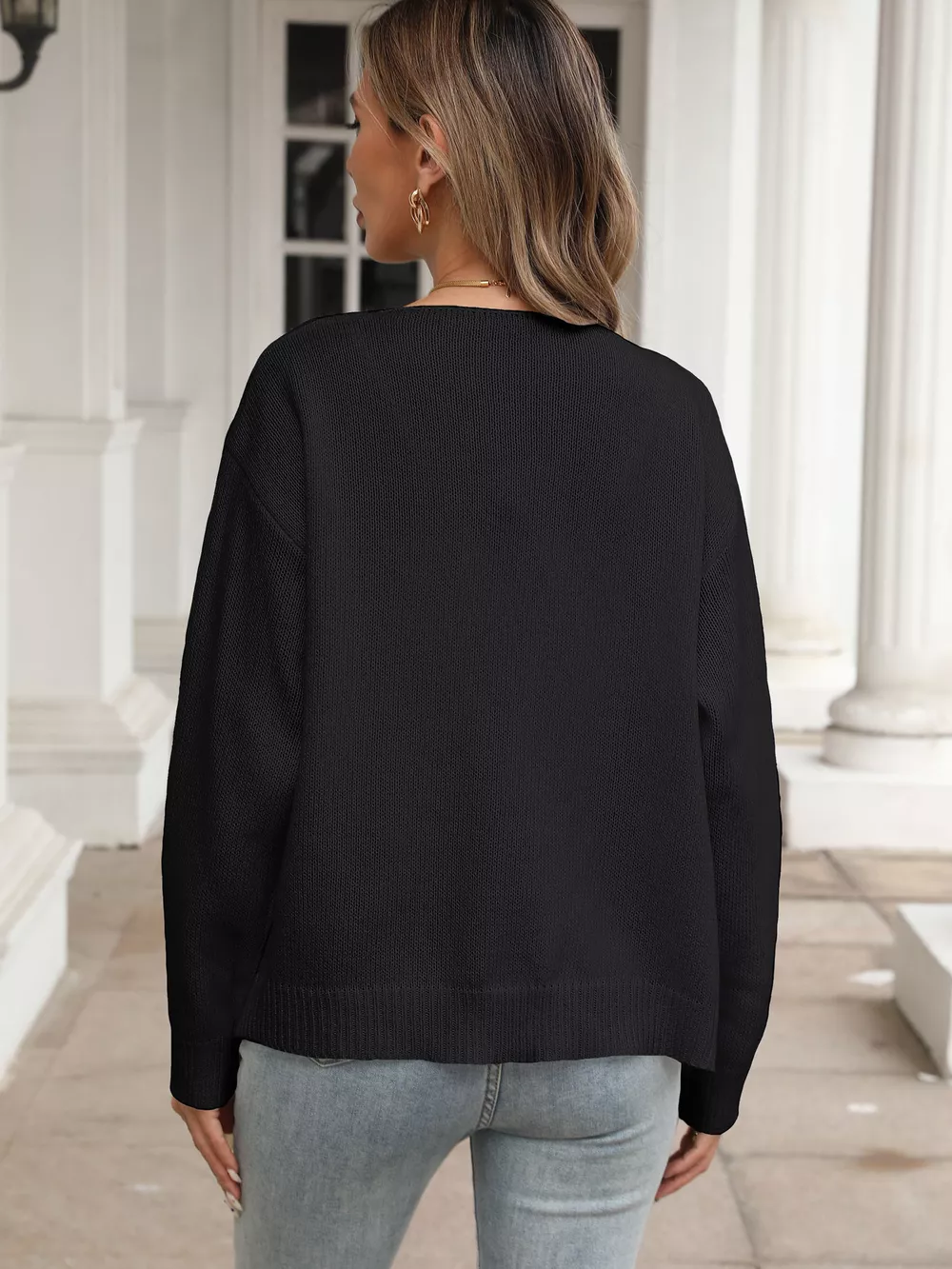 Tie-Front Long Sleeve Cardigan, image 11