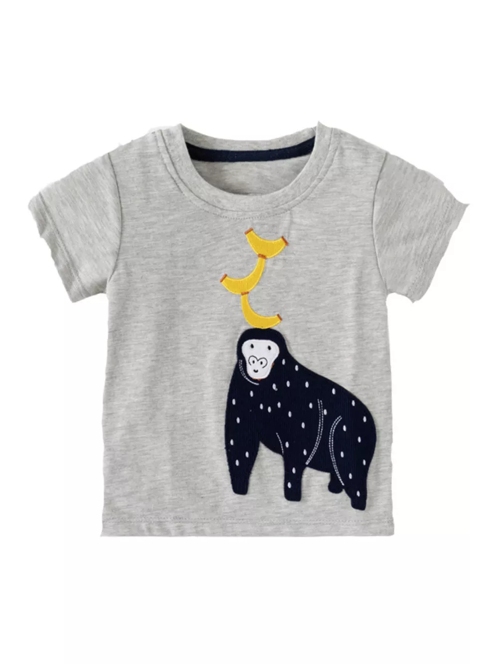 Children's Monkey & Banana Round Neck T-Shirt, image 2