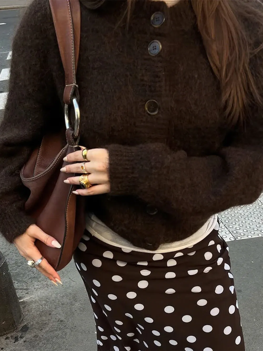 Button Down Long Sleeve Cardigan, image 3