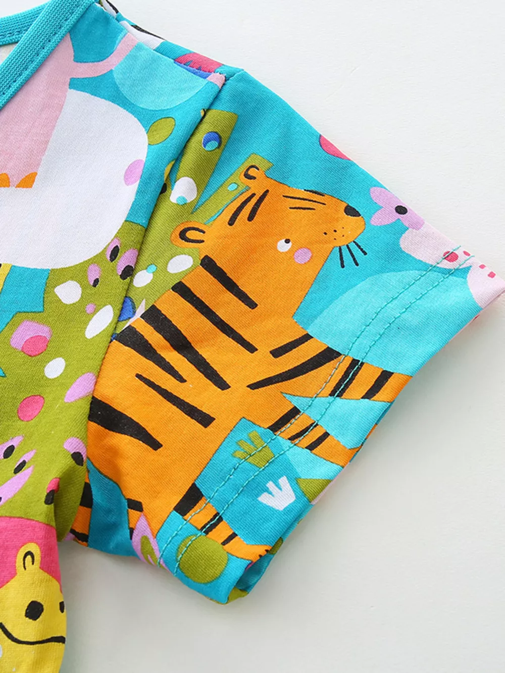Children's Printed Round Neck Casual Dress, image 3