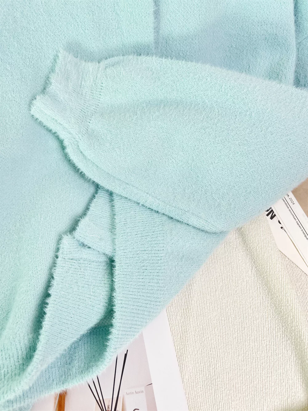 Fuzzy Knit Button Down Cardigan, image 23
