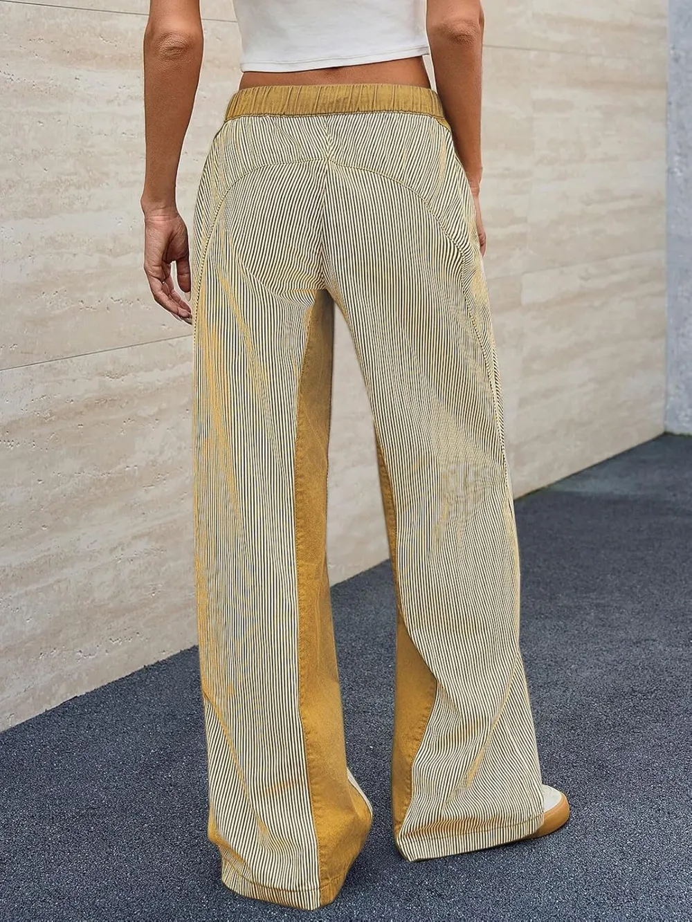 Striped Wide Leg Jeans, image 13