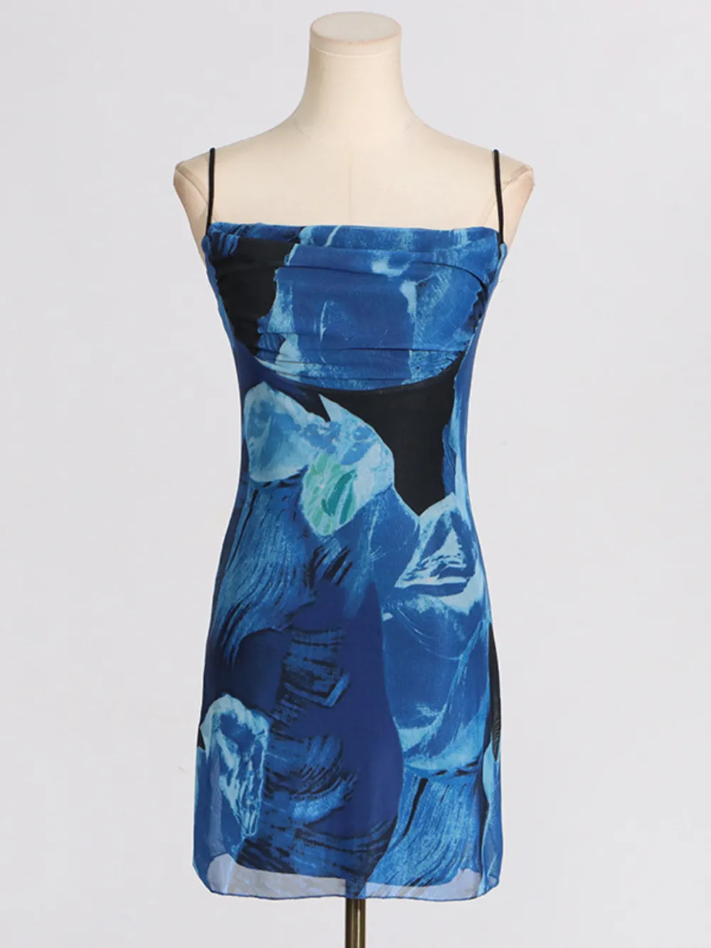 Cowl Neck Cami Mini Dress, image 4
