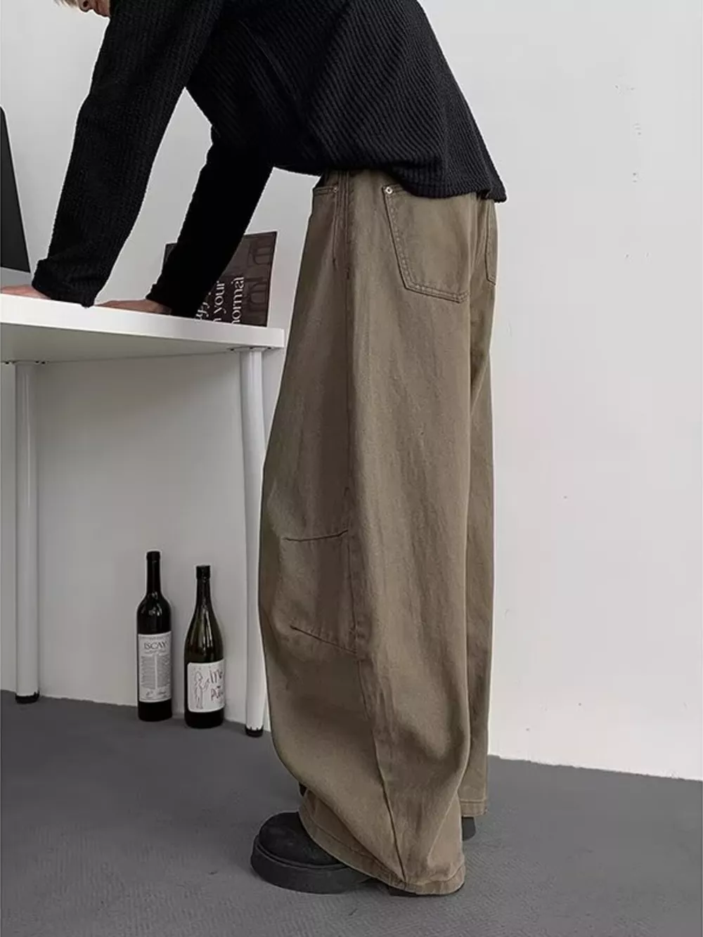 Men's Wide Leg Casual Pants, image 5