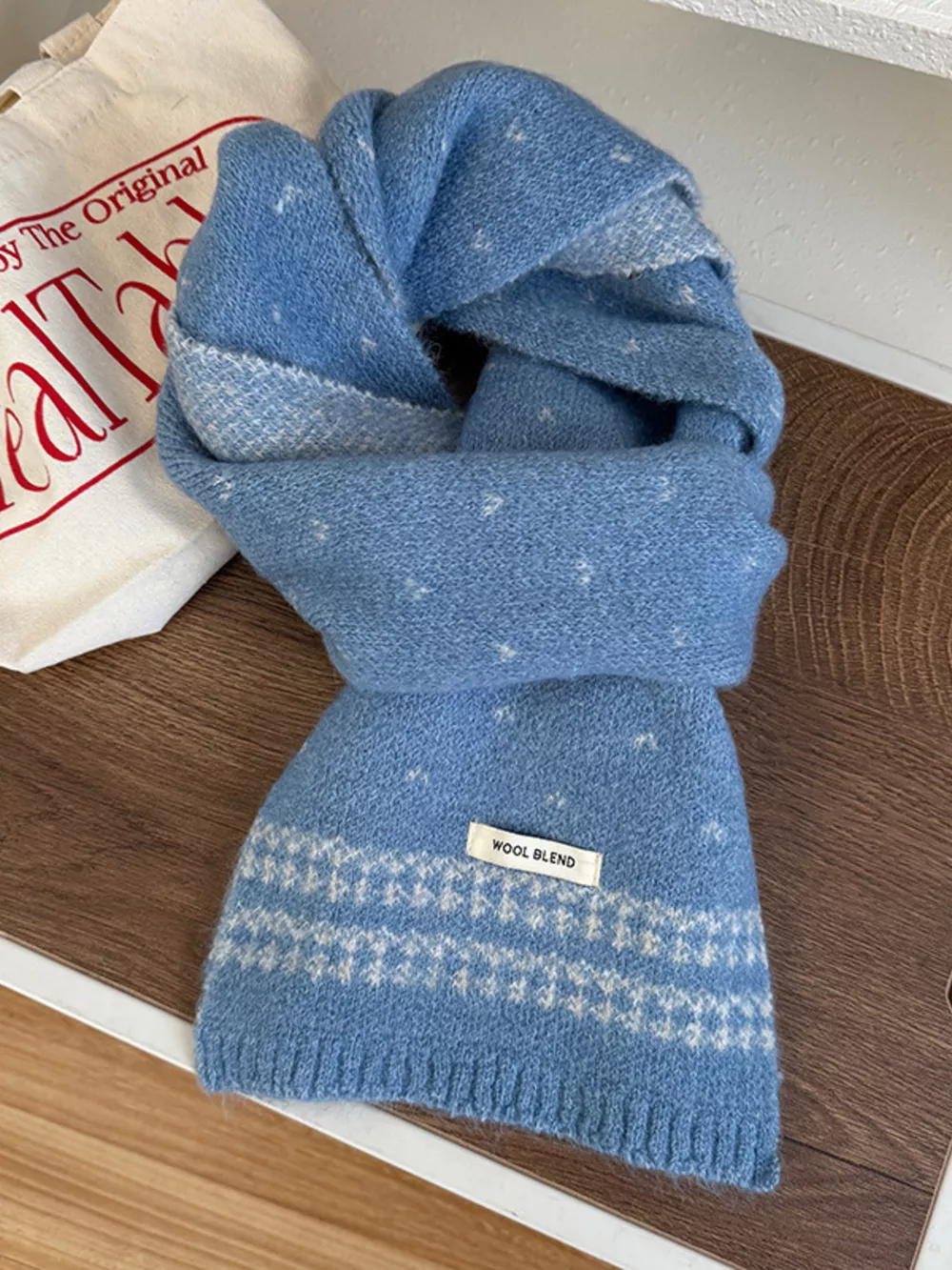 Winter Warm Knitted Scarf, image 5