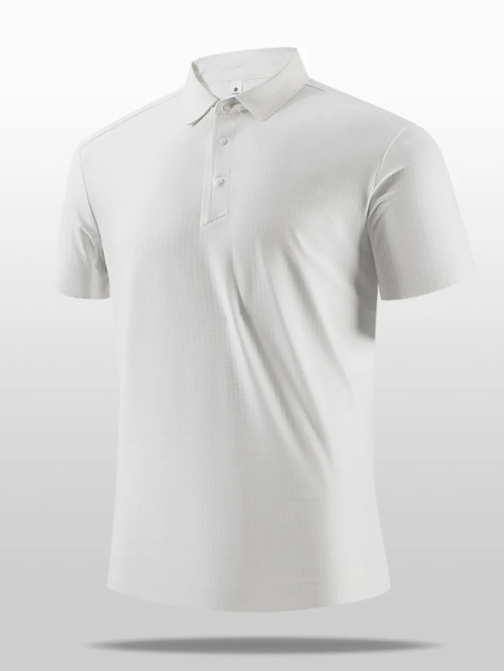 Men's Plus Size Short Sleeve Textured Polo, image 4