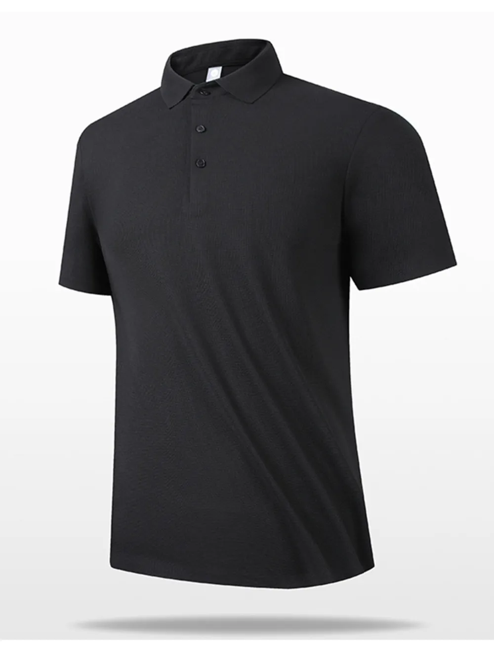 Men's Plus Size Button Detail Short Sleeve Polo, image 8