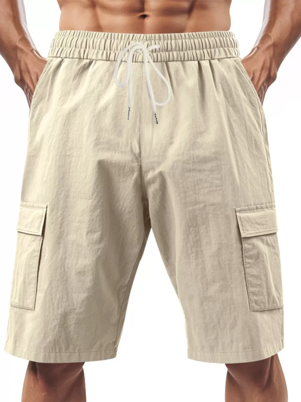 Men's Full Size Casual Lightweight Cargo Shorts Plus Size, image 6