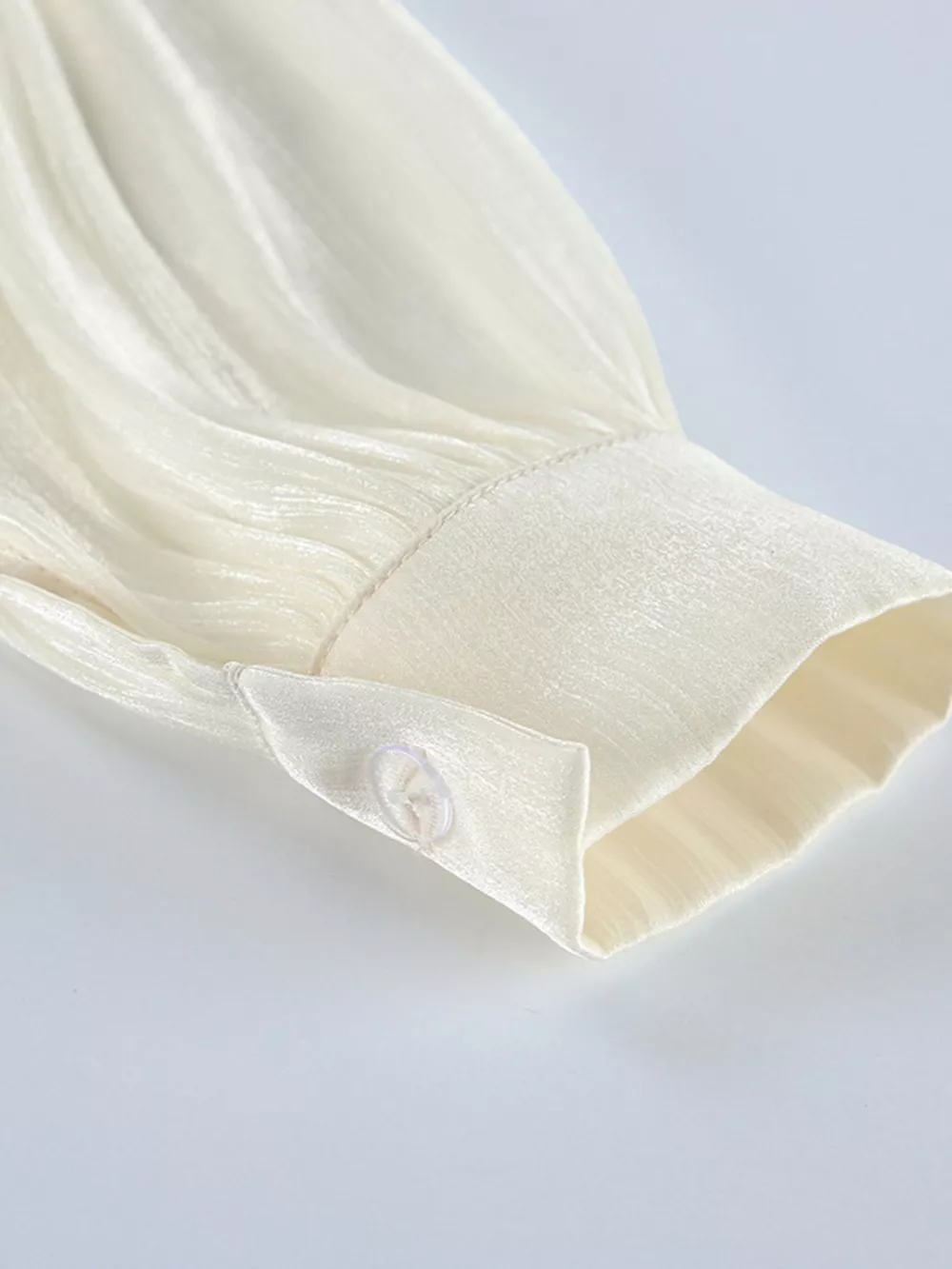 Metallic Sheen Blouse with Tie Detail, image 12