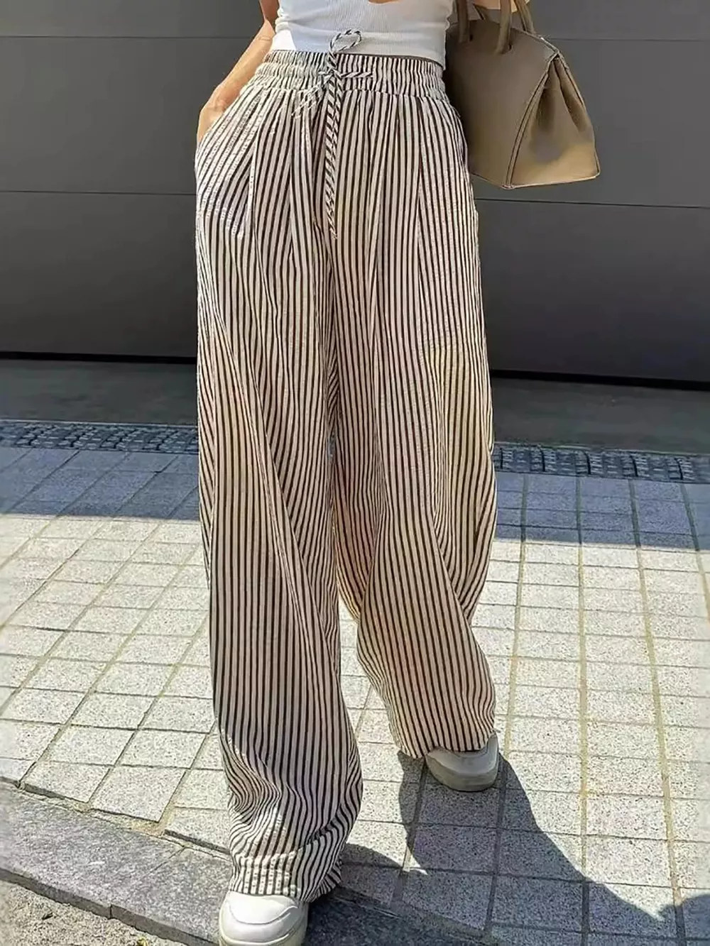Striped Wide Leg Pants, image 18