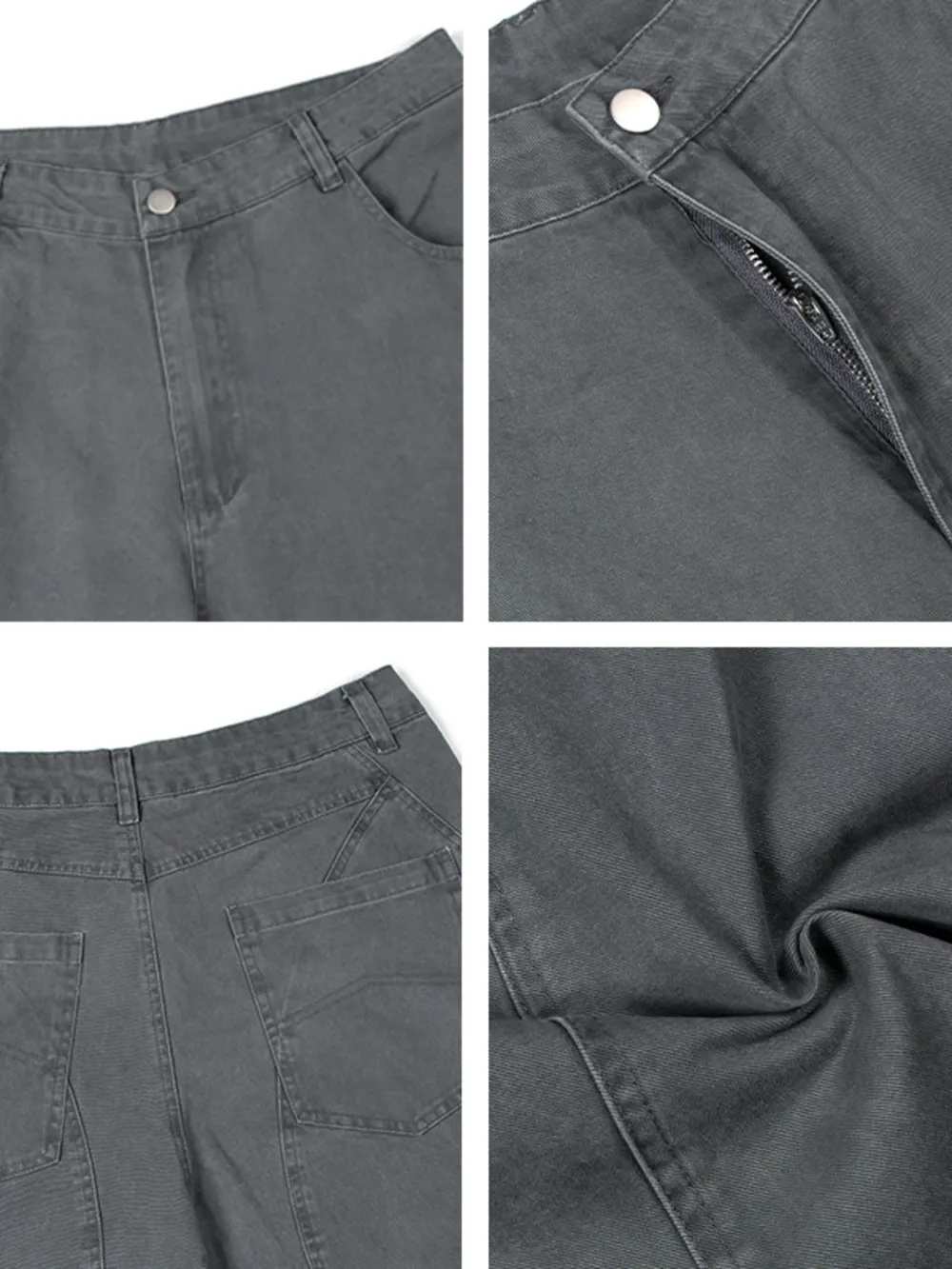 Men's Wide Leg Cargo Pants, image 5