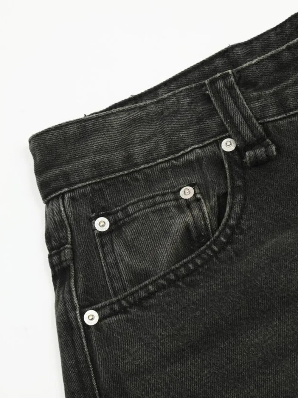 Men's Washed Wide-Leg Baggy Jeans, image 11