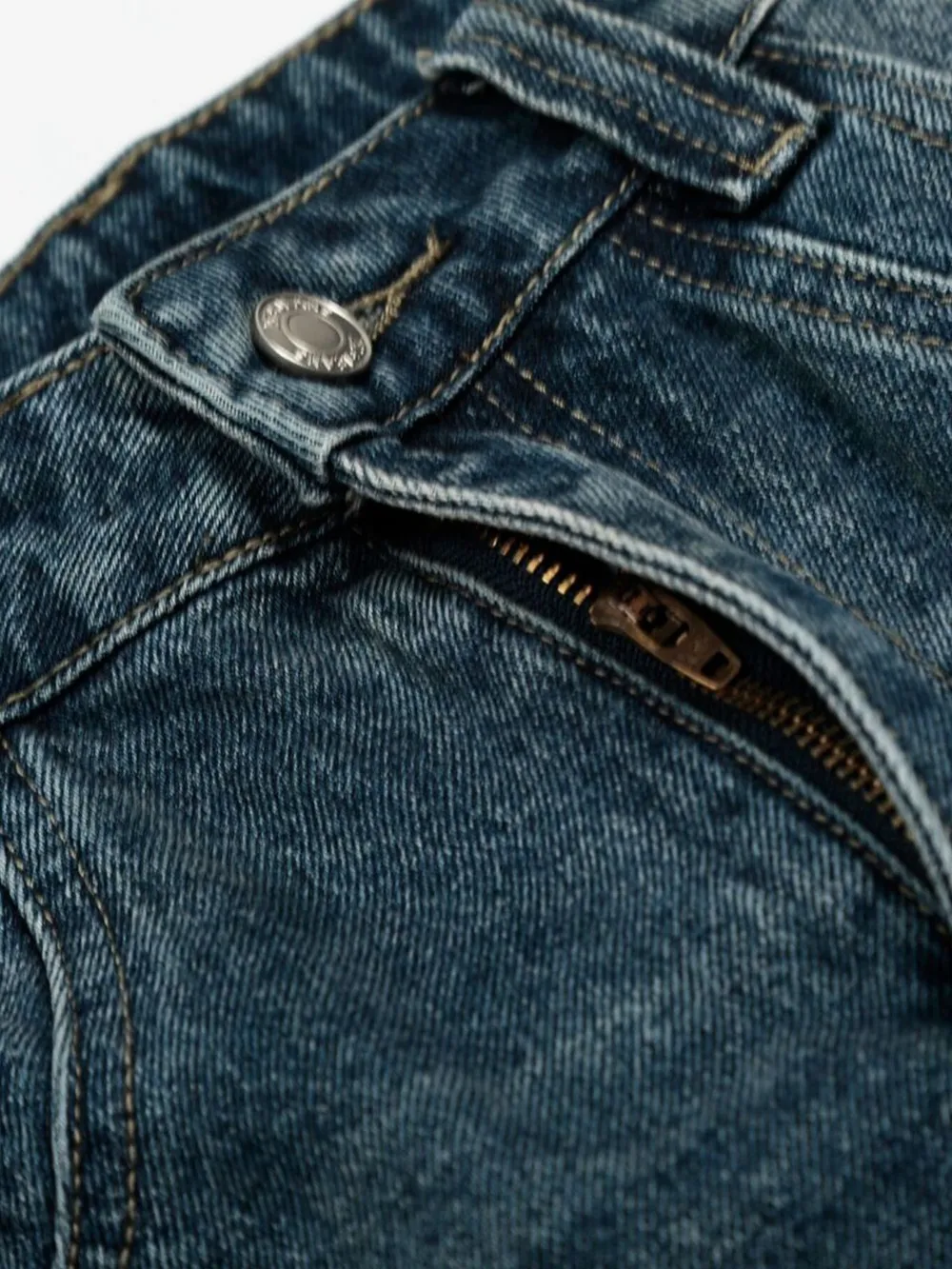 Men's Pearl Embellished Wide Leg Denim Shorts, image 7
