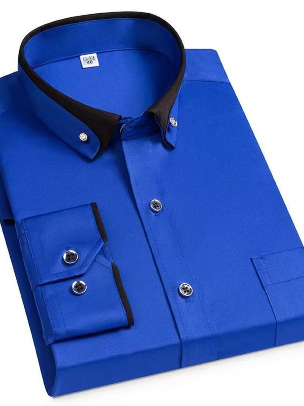 Men's Full Size Button Up Long Sleeve Shirt Plus Size, image 5