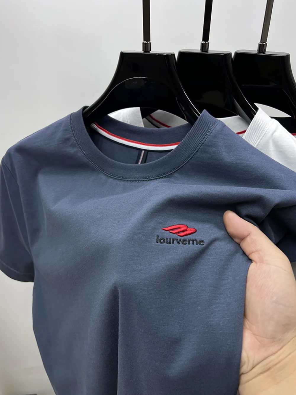 Men's Plus Size Round Neck Short Sleeve T-Shirt, image 10