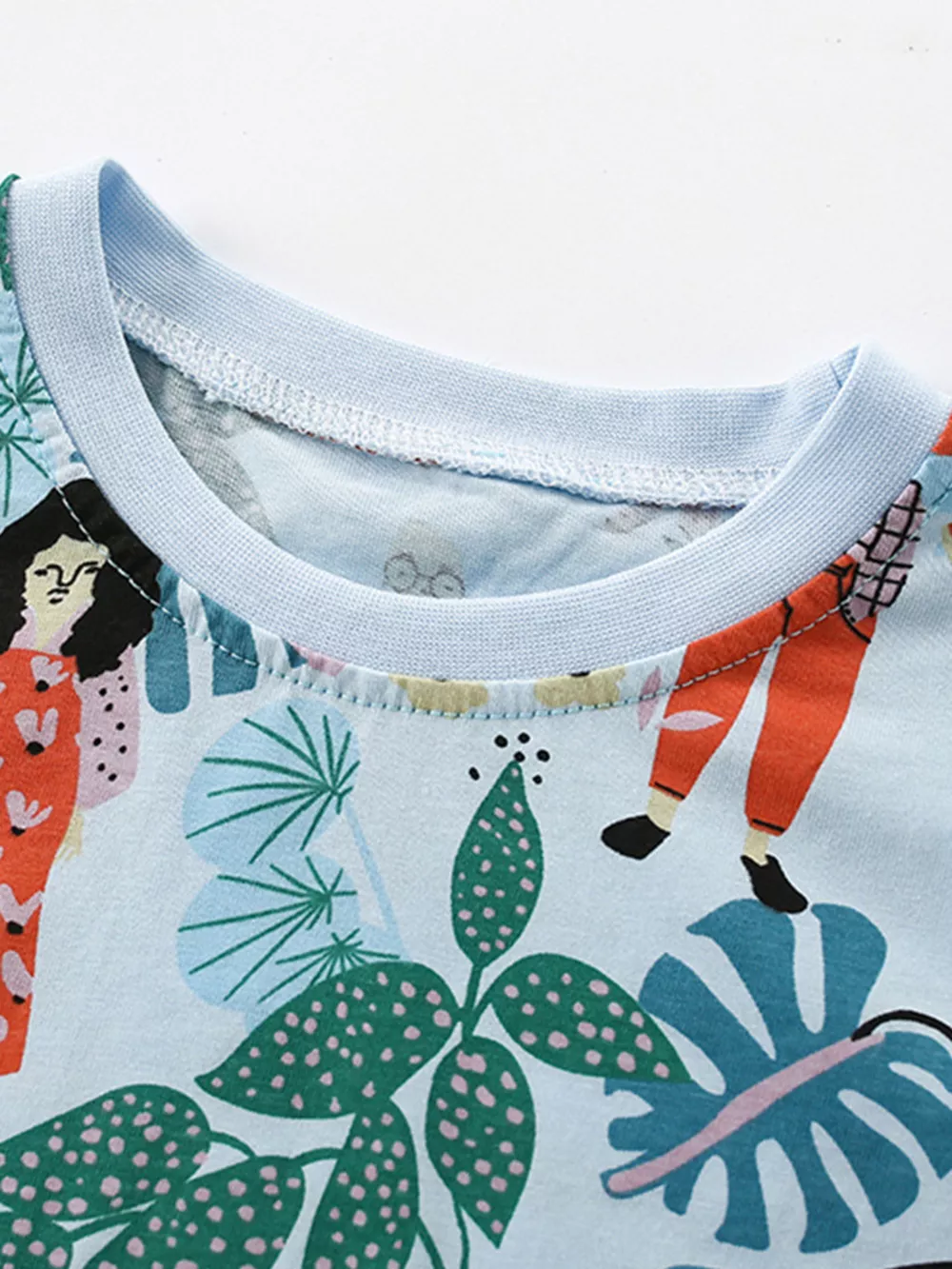 Children's Botanical Print Crew Neck Short Sleeve T-Shirt, image 4